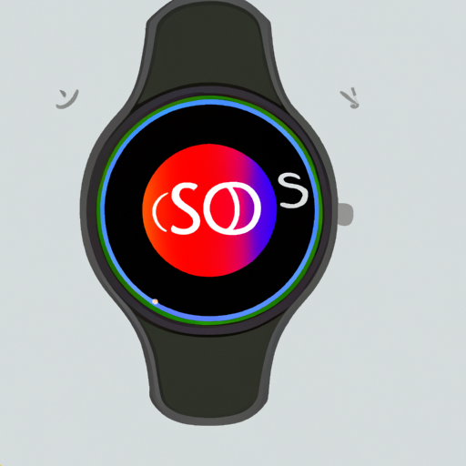 שעון חכם המציג את תכונת ה-SOS.